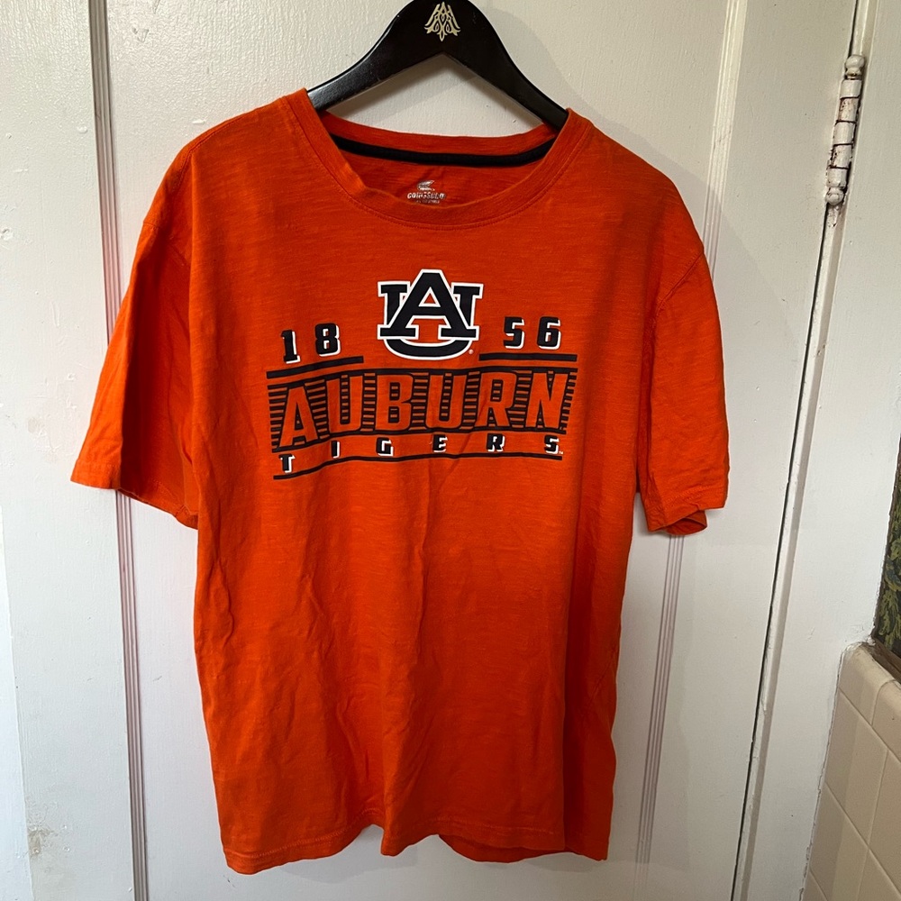 Colosseum Auburn Tigers Men's Orange Graphic Tee Shirt XXL EUC NCAA Football